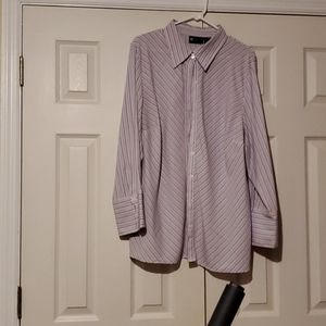 MAGGIE BARNES STRIPED SHIRT